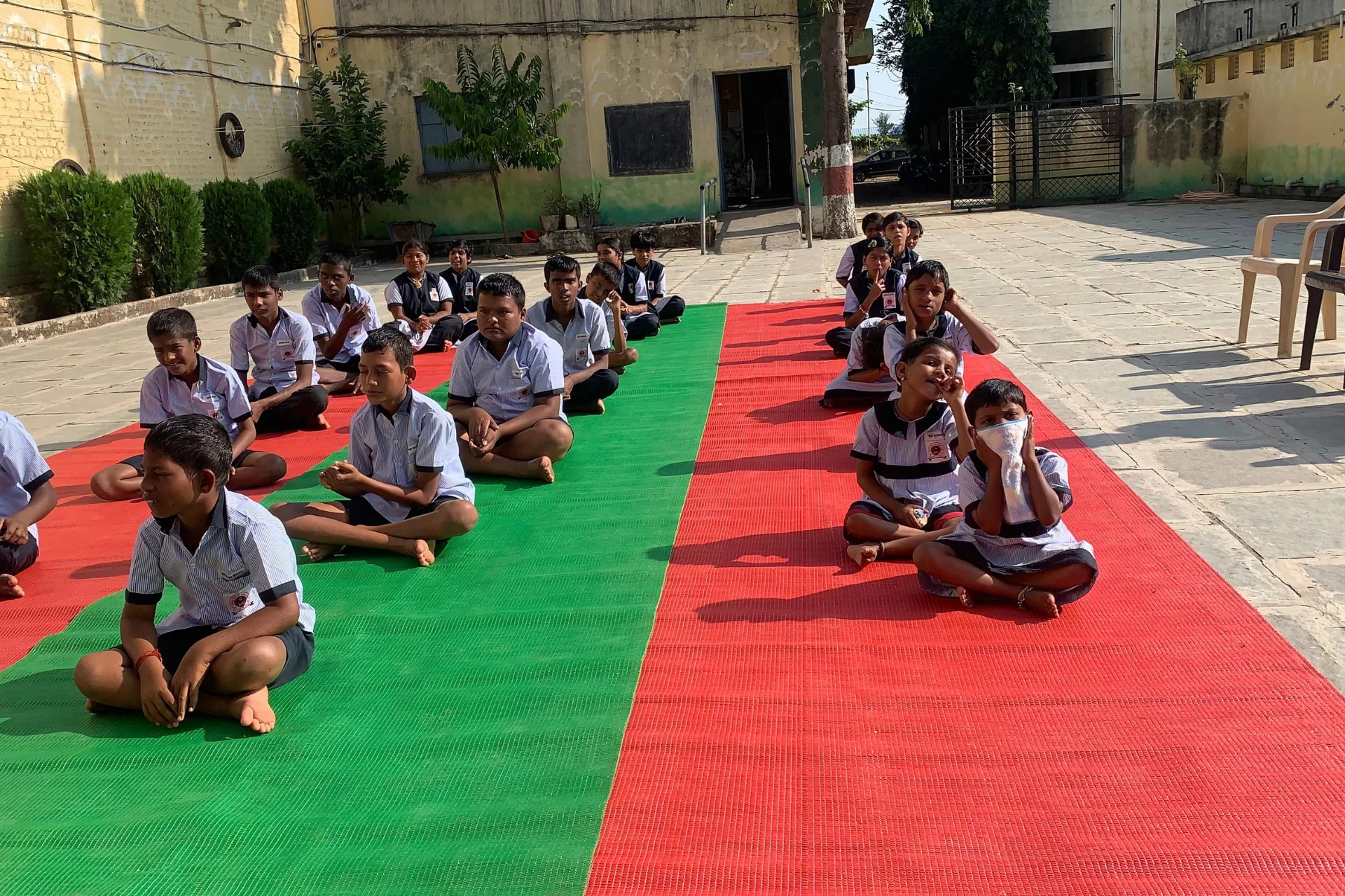 A moment from S4UA Foundation's work with children and special schools