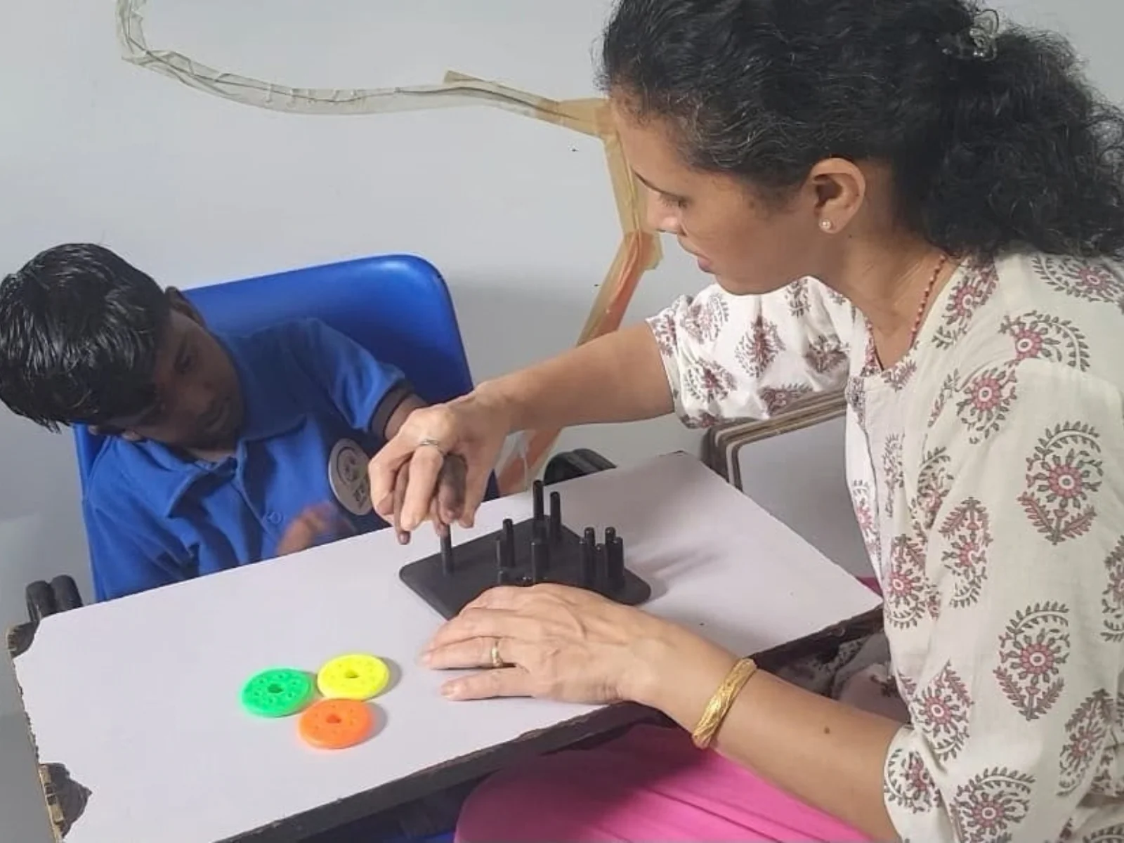 Adults and children working together at an S4UA Foundation activity