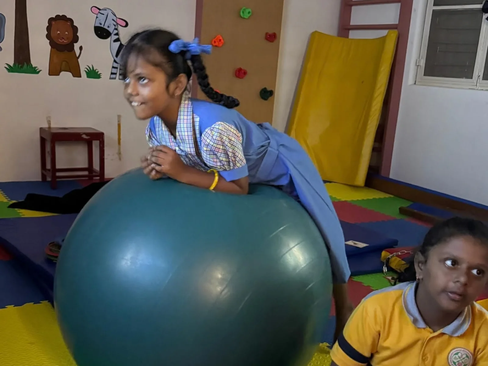 Children and adults together during an S4UA Foundation activity